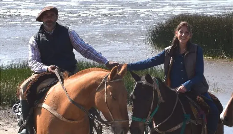 El equipo de Esencia Ecuestre en Punta Indio